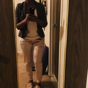 Sequin Peplum Banana Republic Blazer!